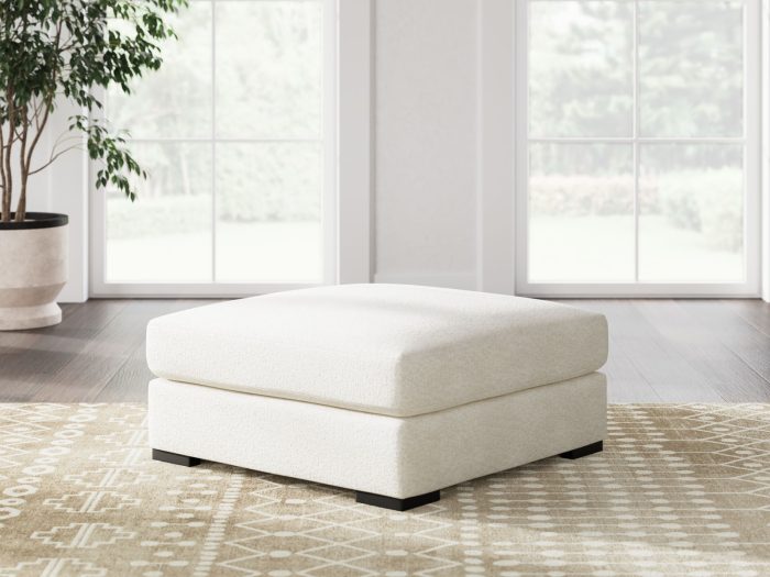 Donelson Creek - Vanilla - Oversized Accent Ottoman - Image 3