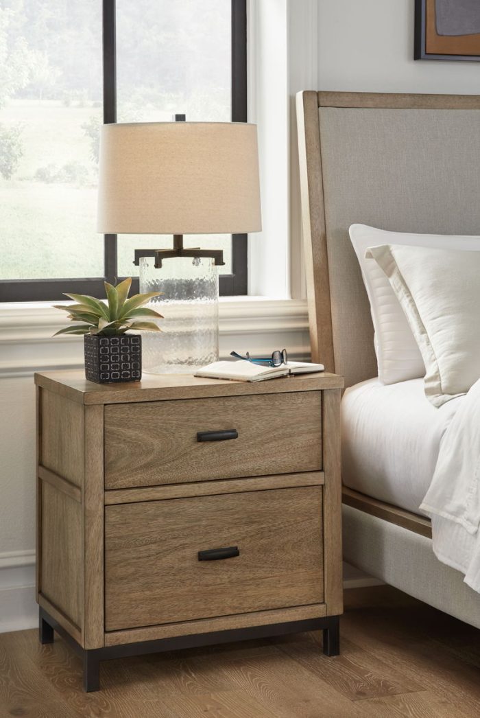 Tomtyn - Light Brown - Two Drawer Night Stand - Image 4