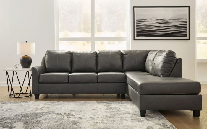 Valderno - Fog - 2-Piece Sectional With Raf Corner Chaise - Image 3