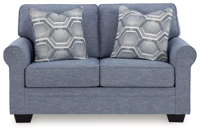Carissa Manor - Denim - Loveseat - Image 2