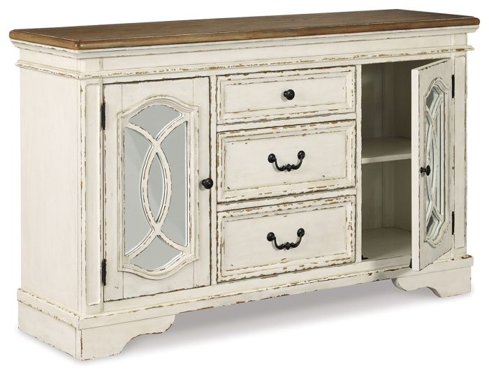 Realyn - Chipped White - Dining Room Server - Image 3