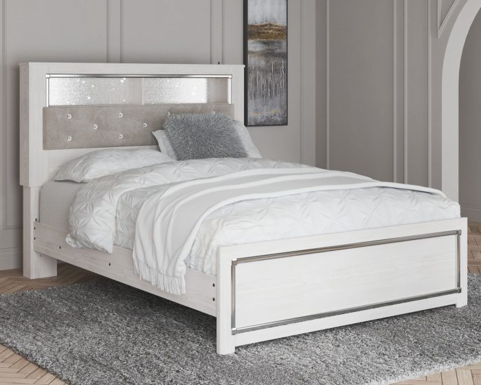 Altyra - Dresser, Mirror, Panel Bookcase Bed - Image 6