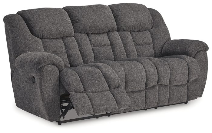 Foreside - Charcoal - Reclining Sofa - Image 2