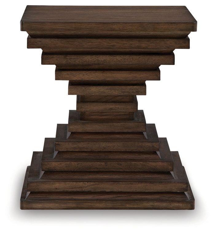 Hannodream - Warm Brown - Square End Table - Image 4