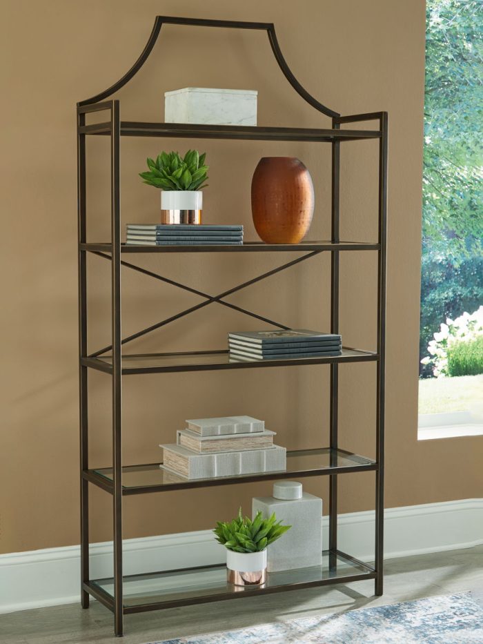 Bernonly - Antique Bronze Finish - Bookcase - Image 3