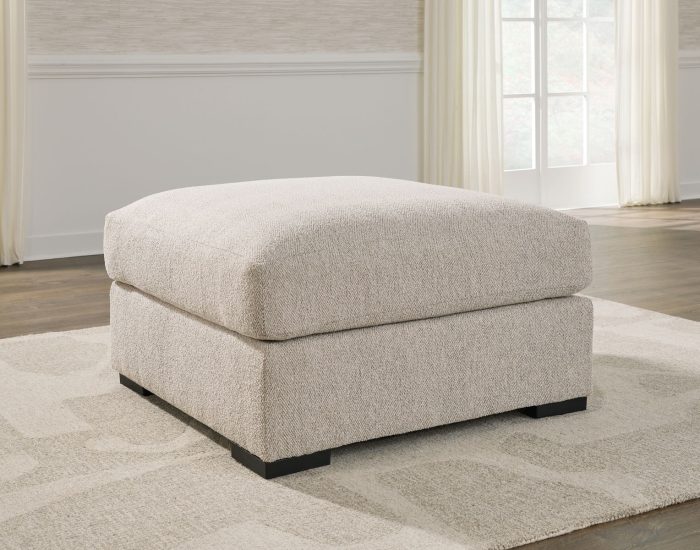 Ballyton - Sand - Oversized Accent Ottoman - Image 4