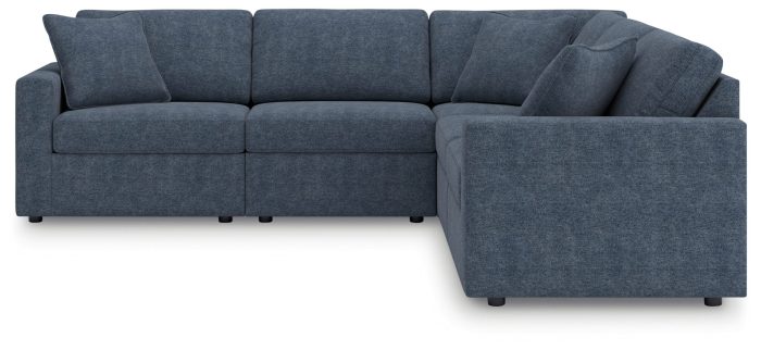 Modmax - Ink - 5-Piece Sectional - Fabric - Image 2