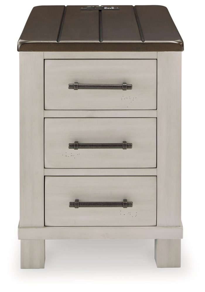 Darborn - Gray / Brown - Chair Side End Table - Image 3
