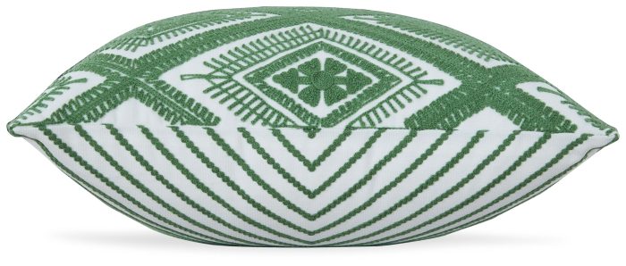 Bellvale - Green / White - Pillow (Set of 4) - Image 4