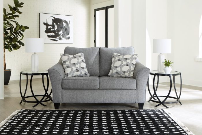 Mathonia - Smoke - Loveseat - Image 3