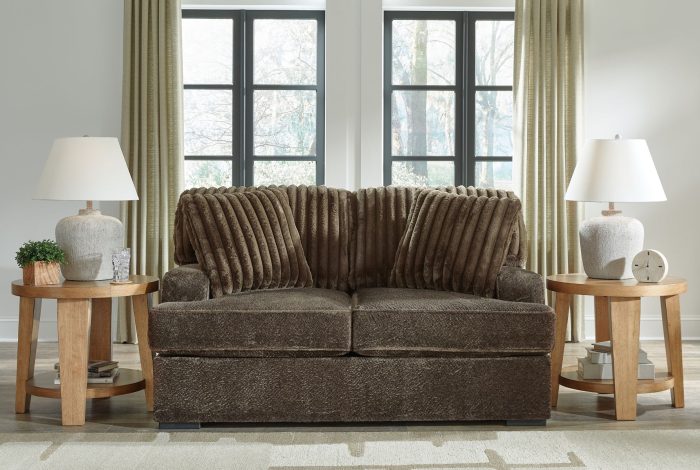 Aylesworth - Chocolate - Loveseat - Image 4