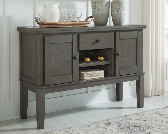 Hallanden - Gray - Dining Room Server - Image 4