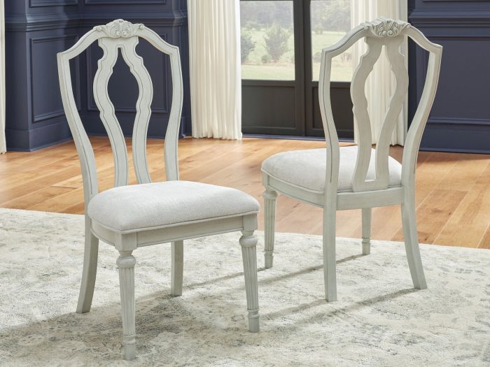 Montelaine - Antique White - Dining Upholstered Side Chair (Set of 2) - Image 4