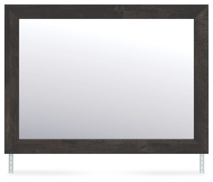 Hollivern - Dark Gray - Bedroom Mirror - Image 2