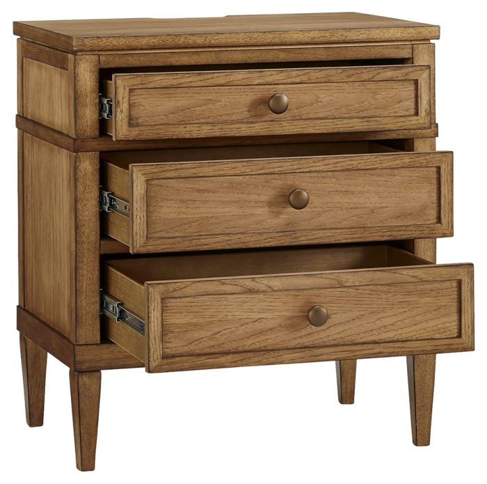 Sharlance - Brown - Three Drawer Night Stand - Image 3