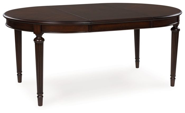 Lavinton - Brown - 8 Pc. - Dining Room Extension Table, 6 Side Chairs, Server - Image 3
