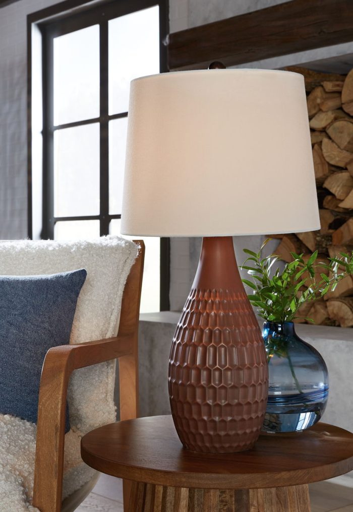 Cartford - Brown - Ceramic Table Lamp (Set of 2) - Image 3