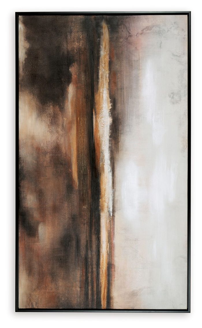 Drewland - Black / Brown / Orange - Wall Art - Image 3