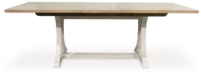 Shaybrock - Antique White / Brown - Rectangular Dining Room Extension Table - Image 3