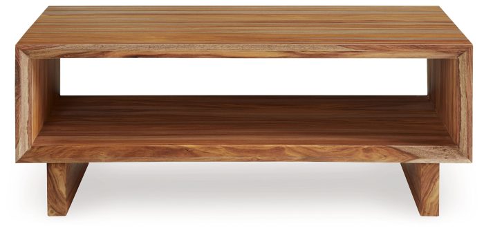 Dressonni - Brown - Rectangular Cocktail Table - Image 2