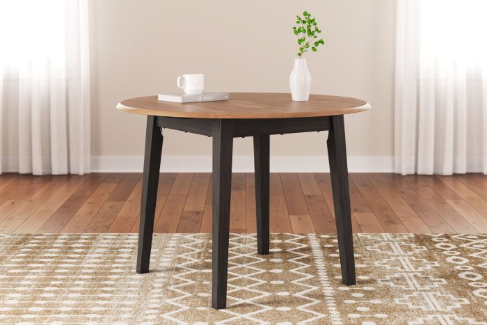 Gesthaven - Round Dining Room Drop Leaf Table - Image 8