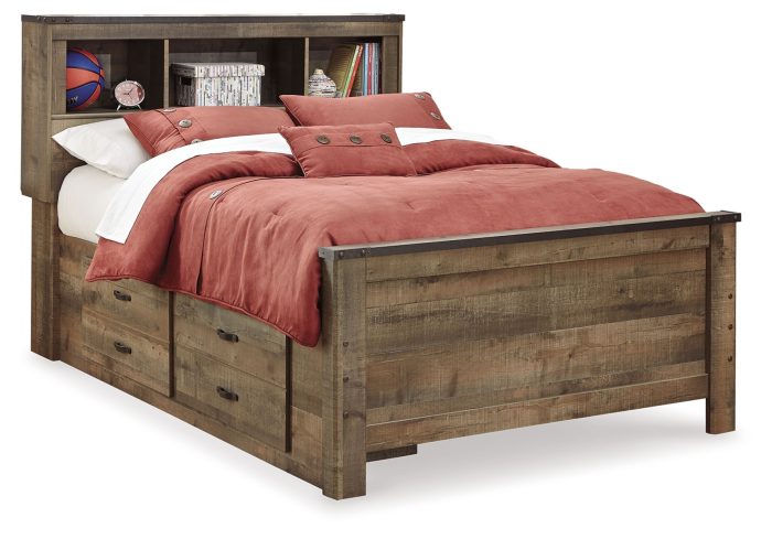 Trinell - Bookcase Storage Bed - Image 2