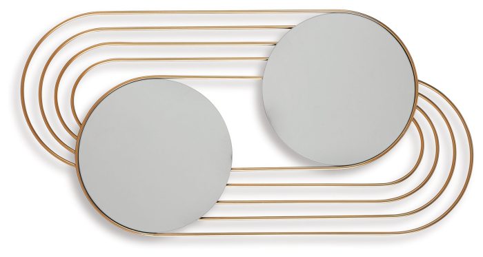 Warrenley - Gold Finish - Accent Mirror - Image 4