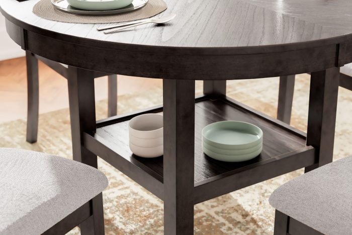 Langwest - Brown - Dining Room Table Set (Set of 5) - Image 3