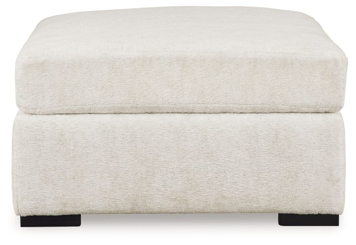 Chessington - Ivory - Oversized Accent Ottoman - Image 2