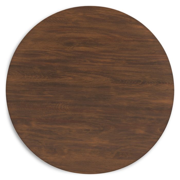Lyncott - Brown - Round Dining Room Table - Image 3