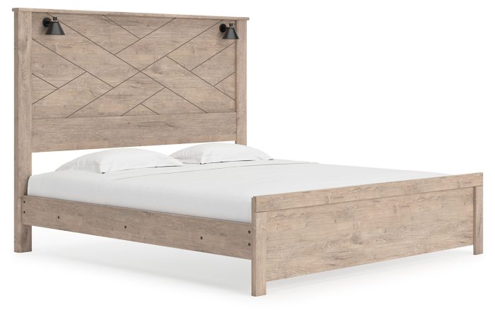 Senniberg - Panel Bed With Sconces - Image 7