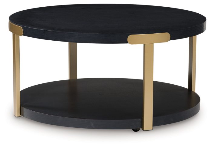 Shylore - Black / Brass Finish - Occasional Table Set (Set of 3) - Image 2