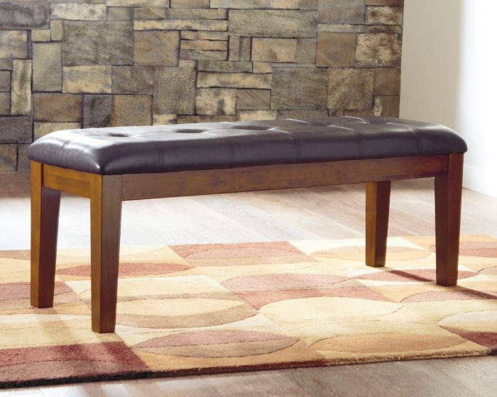 Ralene - Medium Brown - Large UPH Dining Room Bench - Image 2