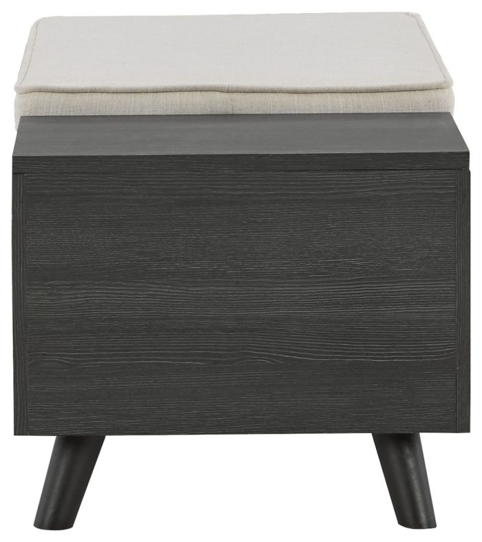 Yarlow - Dark Gray - Storage Bench - Image 3