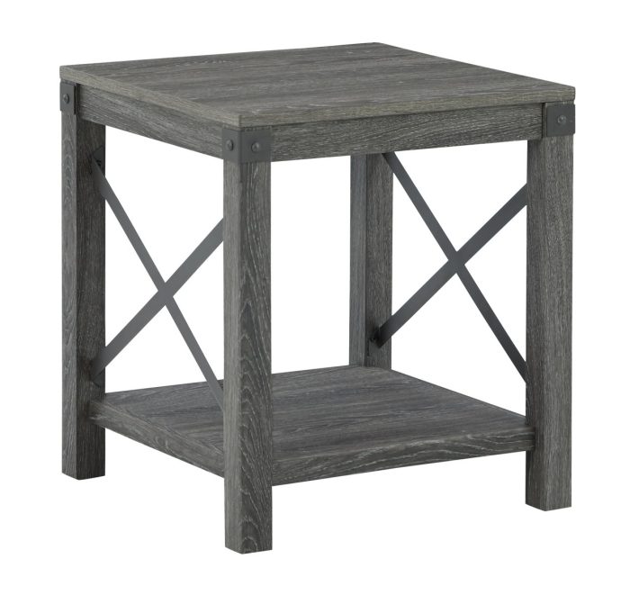 Freedan - Grayish Brown - 3 Pc. - Coffee Table, 2 End Tables - Image 3