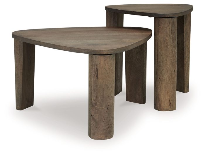 Reidport - Grayish Brown - Accent Cocktail Table Set (Set of 2) - Image 4