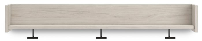 Socalle - Light Natural - Wall Mounted Coat Rack w/Shelf - Image 4