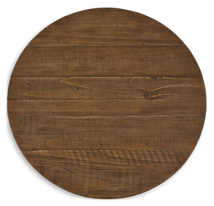 Mackifeld - Warm Brown - Round End Table - Image 4