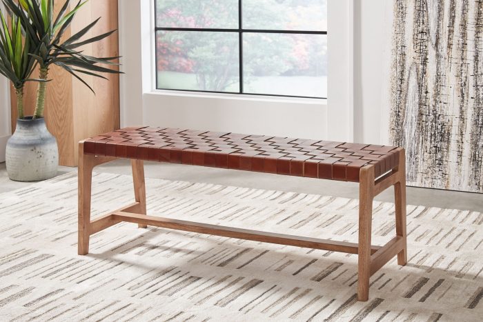 Lemmund - Natural / Brown - Accent Bench - Image 2