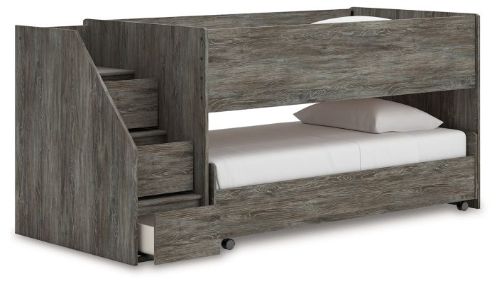 Frandern - Gray - Twin Over Twin Loft Bed - Image 4