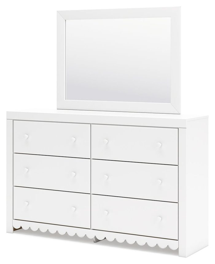 Mollviney - White - Dresser And Mirror - Image 2