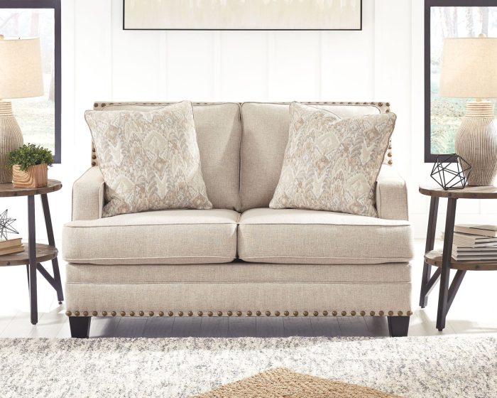 Claredon - Linen - Loveseat - Image 2