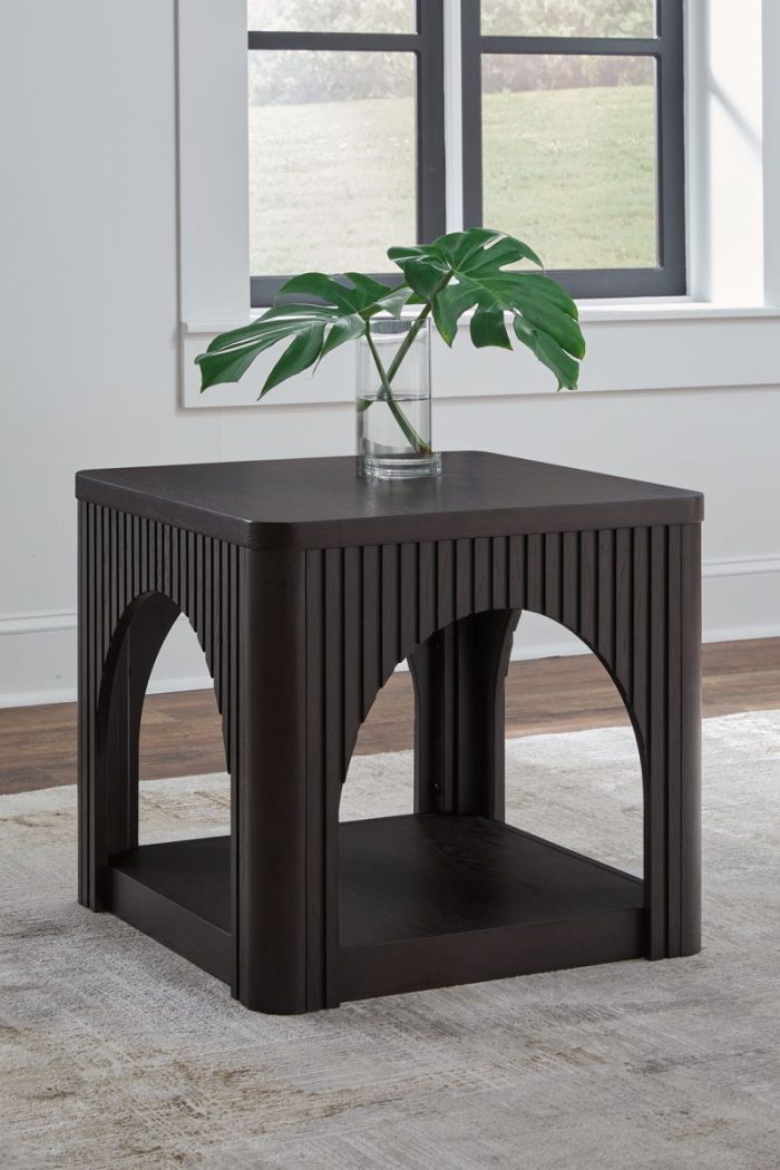 Yellink - Black - Square End Table - Image 4