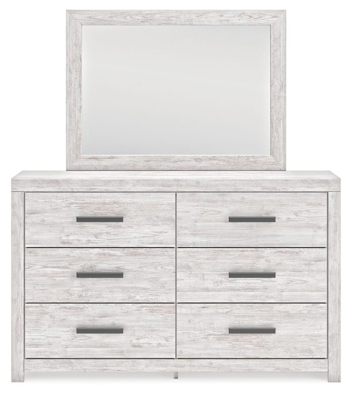 Cayboni - Whitewash - Dresser And Mirror - Image 2