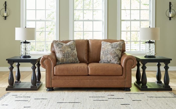 Carianna - Caramel - Loveseat - Image 3