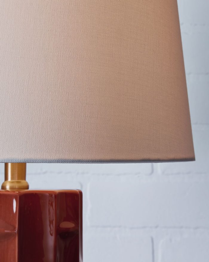 Jacemour - Burnt Umber - Ceramic Table Lamp (Set of 2) - Image 4