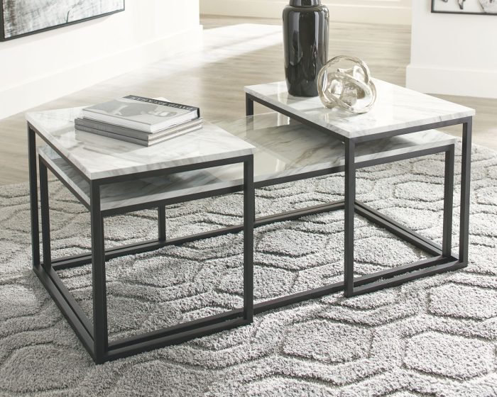 Donnesta - Gray / Black - Occasional Table Set (Set of 3) - Image 2