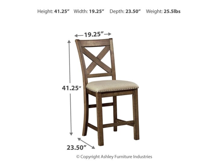 Moriville - Beige - Upholstered Barstool (Set of 2) - Image 2