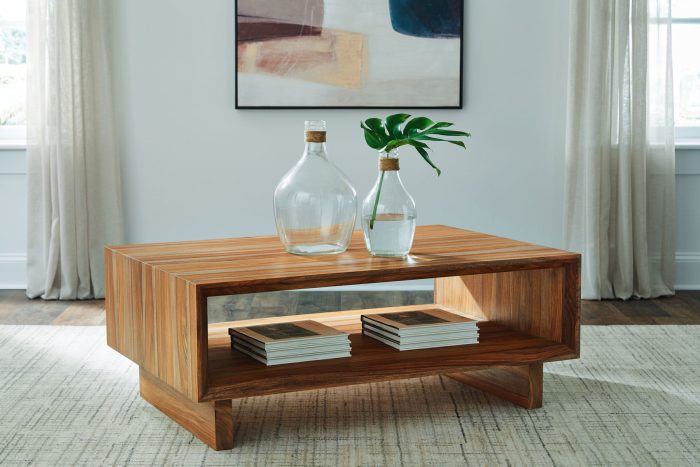 Dressonni - Brown - Rectangular Cocktail Table - Image 3
