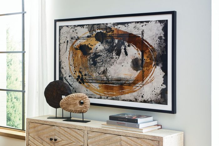 Clefting - Black / Caramel / Tan - Wall Art - Image 2